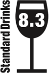 Approved standard drinks logo